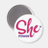 Ze heeft een stroommagneet magneet (Voorkant / Achterkant)