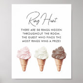 Ze heeft een Vrijgezellenfeest Ring Hunt spel beda Poster (Voorkant)