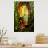 Ze heeft gebeden met gebeden poster (Keuken)