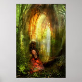 Ze heeft gebeden met gebeden poster (Voorkant)