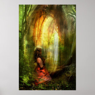 Ze heeft gebeden met gebeden poster