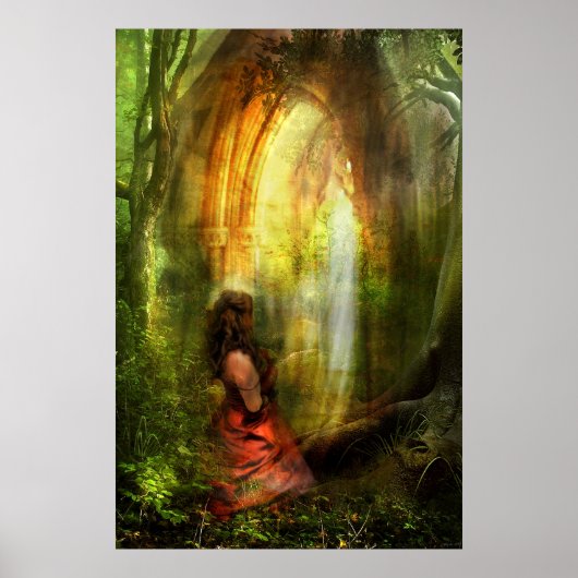 Ze heeft gebeden met gebeden poster (Voorkant)