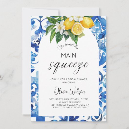 Ze heeft haar belangrijkste squeeze-citrus-Vrijgez Kaart (Voorkant)