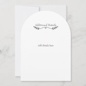 Ze heeft haar boek gevonden! - Uitnodiging voor br (Achterkant)