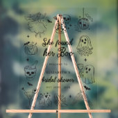 Ze Heeft Haar Boo Bruiloftfeest Welkom Bord (Neutraal)