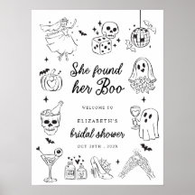 Ze Heeft Haar Boo Bruiloftfeest Welkom Bord