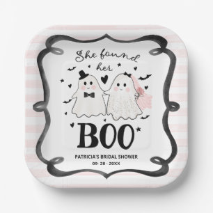 Ze Heeft Haar Boo Halloween Bruiloft Feest   Papieren Bordje