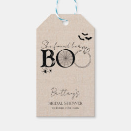 Ze Heeft Haar Boo Rustic Halloween Bruidsfeest Cadeaulabel
