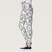Ze heeft haar Fancy Lijst Leggings (Links)