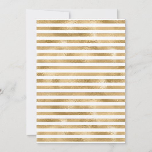 Ze heeft haar gouden strepen vrijgezellenfeest gev kaart (Achterkant)