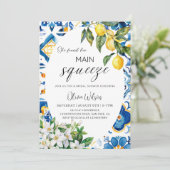 Ze heeft haar grote liefde gevonden - Citrus Bruid Kaart (Staand voorkant)