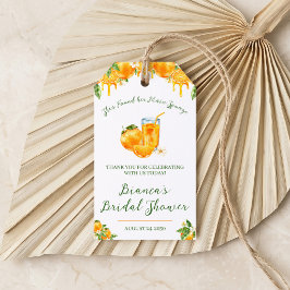 Ze Heeft Haar Grote Liefde Orange Bruidsfeest Cadeaulabel
