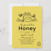 Ze heeft haar Honey Handgetekende Bruidsdouche Kaart (Voorkant)