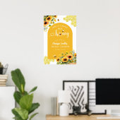 Ze heeft haar honing bruidsontvangst welkom bord poster (Thuiskantoor)