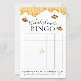 Ze Heeft Haar Honing Bruiloft Bingo Spelkaart