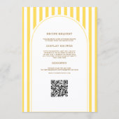 Ze Heeft Haar Honing Bruiloft QR Code Kaart (Achterkant)