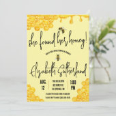 Ze heeft haar honing gevonden! Bijen, lieverd, Vri Kaart (Staand voorkant)