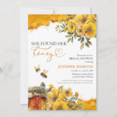 Ze heeft haar honing gevonden | Waterverf Vrijgeze Kaart (Voorkant)