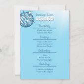 Ze Heeft Haar Honing Honing Meisjes Uitnodiging (Achterkant)