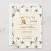 Ze heeft haar honingbijen honingraat vrijgezellenf kaart (Voorkant)