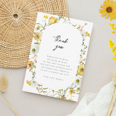 Ze heeft haar honinggele Vrijgezellenfeest gevonde Bedankkaart