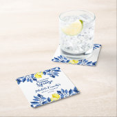 Ze Heeft Haar Hoofdklem Bruiloft Feest  Kartonnen Onderzetters (Insitu)