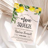 Ze Heeft Haar Hoofdlemoen Trouw Bruiloft Kaart