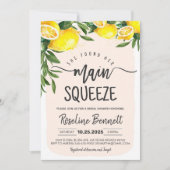 Ze Heeft Haar Hoofdlemoen Trouw Bruiloft Kaart (Voorkant)