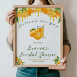 Ze Heeft Haar Hoofdliefde Sinaasappel Bruiloft Fee Poster