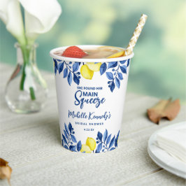 Ze Heeft Haar Hoofdpersoon Bruidsmeisje Uitnodigin Papieren Bekers