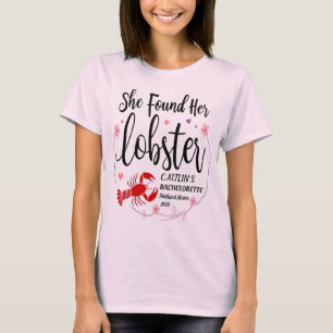 Ze Heeft Haar Kreeft Aangepaste Bachelorette Party T-shirt