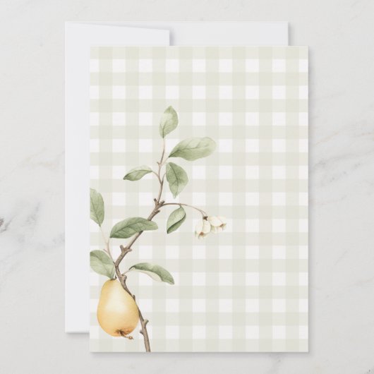 Ze heeft haar perfecte botanische Vrijgezellenfees Kaart (Achterkant)