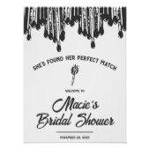 Ze heeft haar perfecte match gevonden Bruidsfeest Perfect Poster (Voorkant)