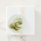 Ze Heeft Haar Perfecte Matcha Bruiloftsfeest Favor Bedankjes Labels (In situ)