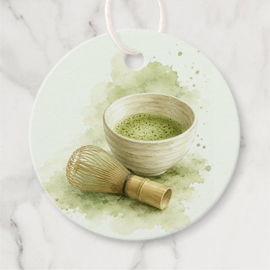 Ze Heeft Haar Perfecte Matcha Bruiloftsfeest Favor Bedankjes Labels (Voorkant)