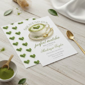 Ze Heeft Haar Perfecte Matcha Bruiloftsfeest Gevon Kaart