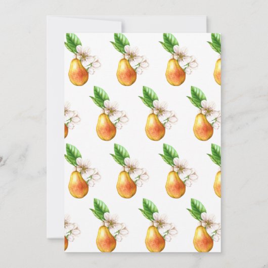 Ze heeft haar perfecte Pear Garden Vrijgezellenfee Kaart (Achterkant)