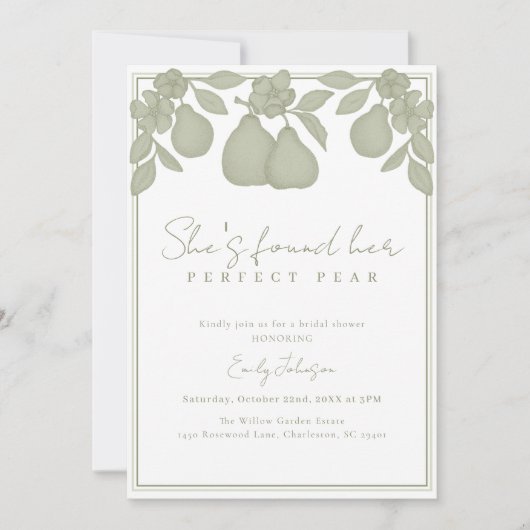 Ze heeft haar perfecte peer Vrijgezellenfeest gevo Kaart (Voorkant)