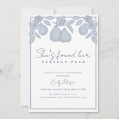 Ze heeft haar perfecte peertje gevonden | blauw Vr Kaart (Voorkant)