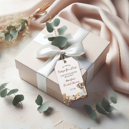 Ze heeft haar recept voor liefde gevonden! Bruidsb Cadeaulabel