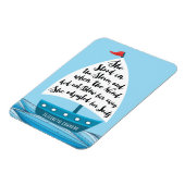 Ze heeft haar zeilen aangepast Quote Magnet Magneet (Linkerzijde)