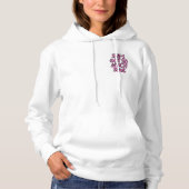 Ze heeft Heart & Soul Schattigee Graffiti Hoodie (Voorkant)