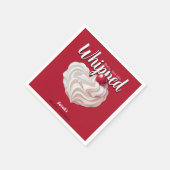 Ze heeft hem slagroomkersen bruidsontbijt servet (Hoek)