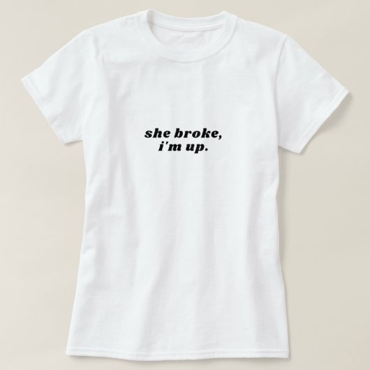 Ze heeft hem uit elkaar gehaald t-shirt (Design voorkant)