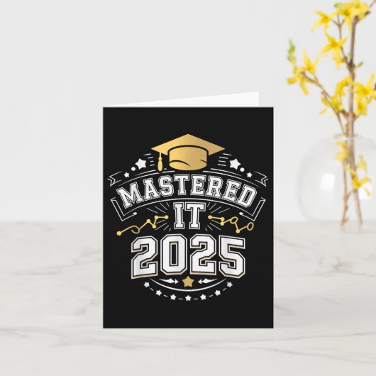 Ze heeft het 2025 Masters Degree Afstuderen GIF on Kaart (Gele Bloem)