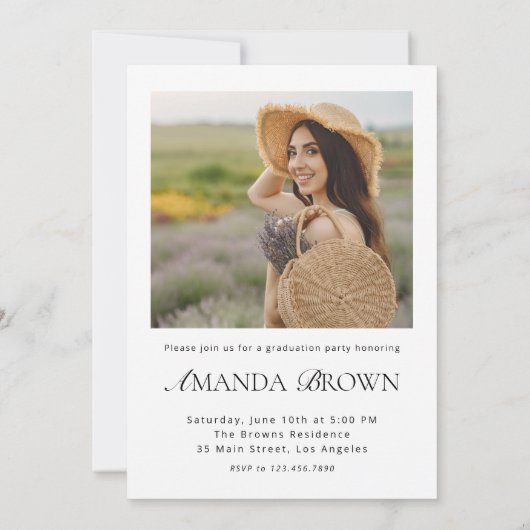 Ze heeft het gedaan | Arch Hybrid Font Modern Afst Kaart (Achterkant)