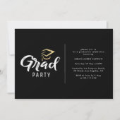 ZE HEEFT HET GEDAAN | Simple Script Photo afstuder Kaart (Achterkant)