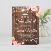 Ze heeft het gedaan - Verpleegstersschool Afstudee Kaart (Staand voorkant)