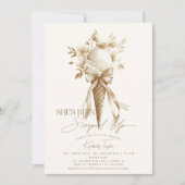 Ze heeft het Ice Cream Boho Vrijgezellenfeest opge Kaart (Voorkant)