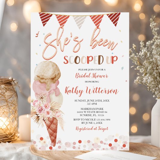 Ze heeft het Vrijgezellenfeest van Ice Cream opger Kaart